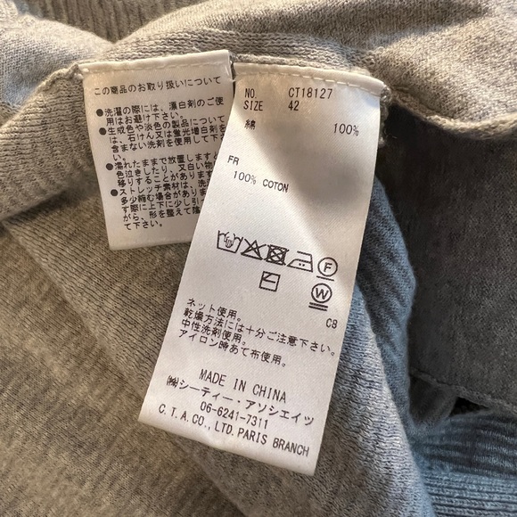 EUC RARE C.T. Plage Gray Cardigan - Picture 7 of 8